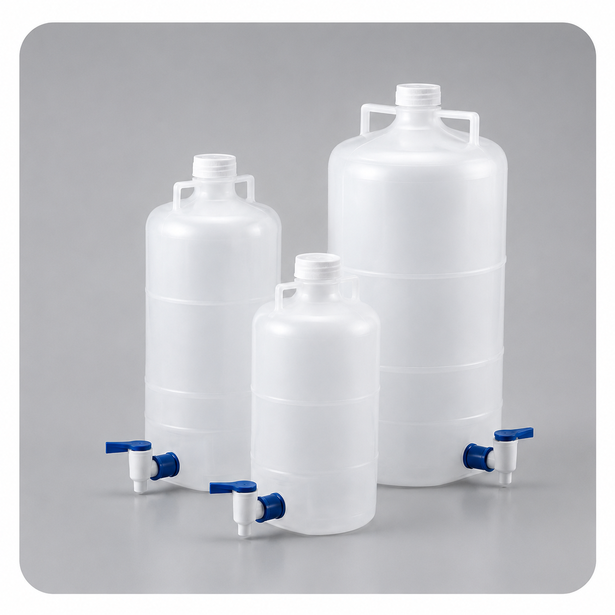 Aspirator Bottle With Stop Cock