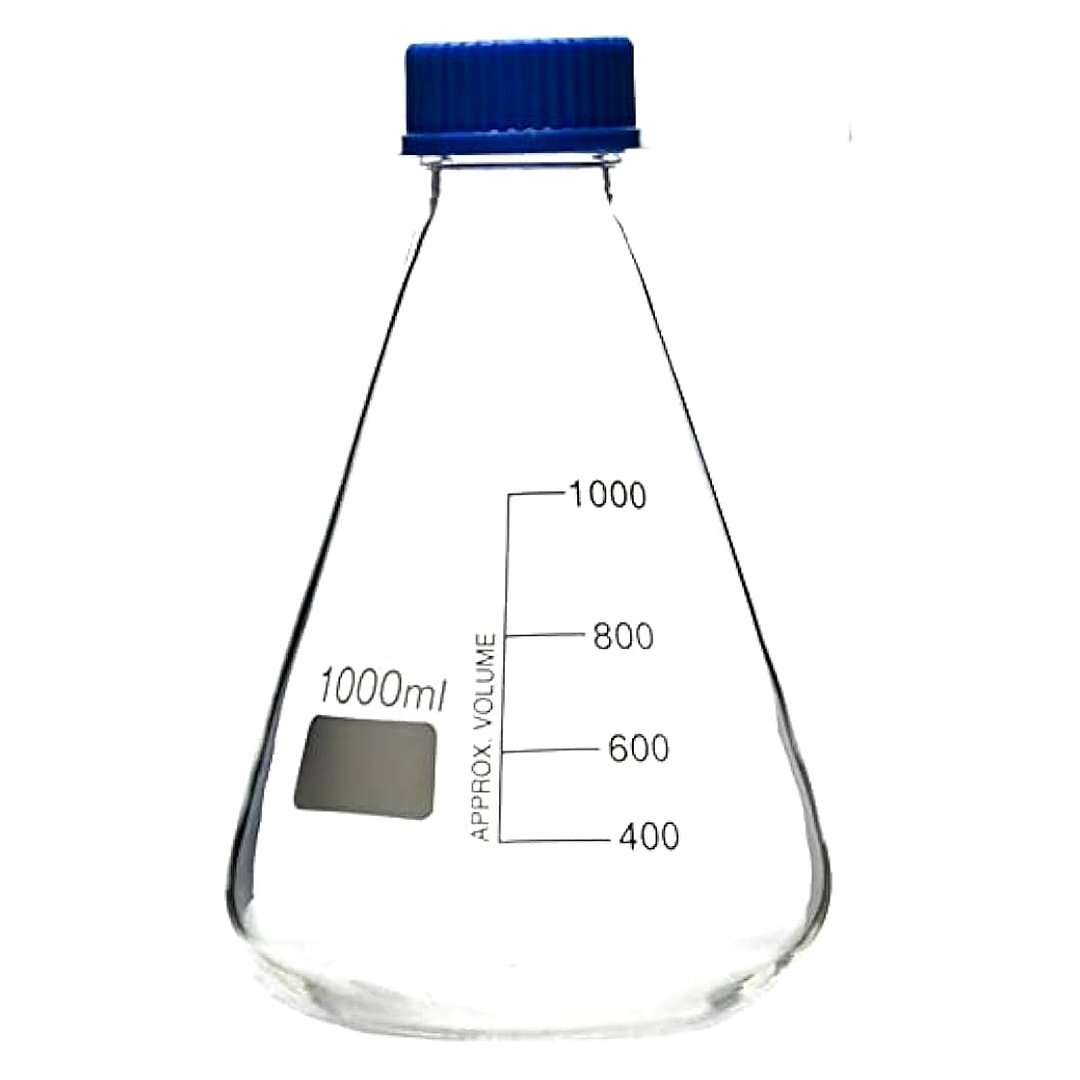 Conical Flask With Screw Cap